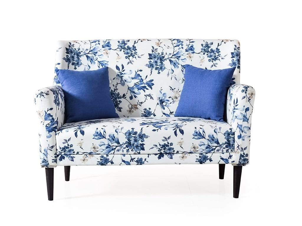 Henry Loveseat in Peacock Floral Print GMC Express Sofa FN-GMC-008836