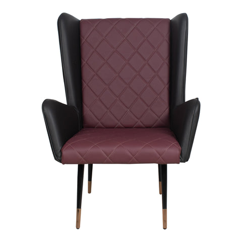 Brado Accent Chair in Leatherette fabric