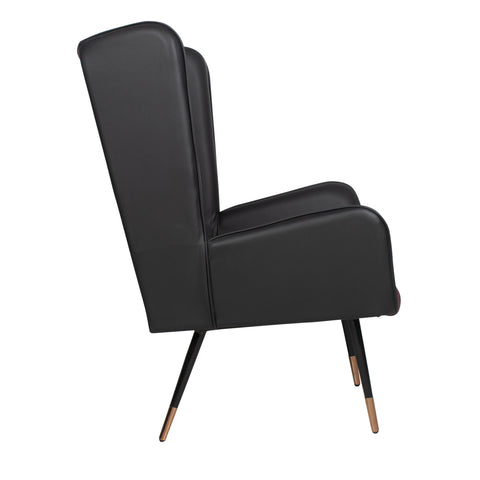 Brado Accent Chair in Leatherette fabric