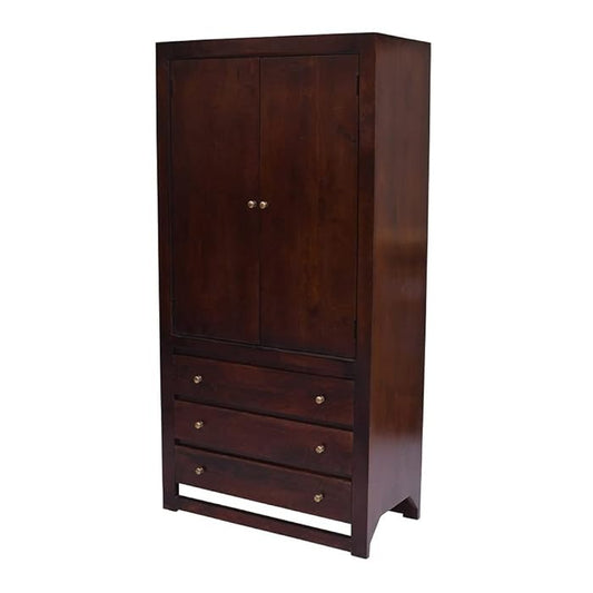 Bacado 2 Door Wardrobe in Sheesham Wood