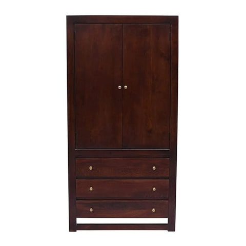 Bacado 2 Door Wardrobe in Sheesham Wood