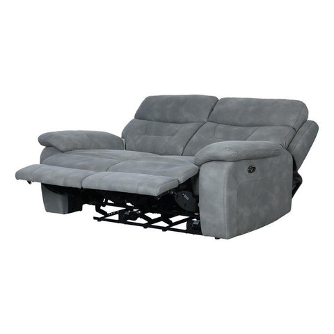 Paradise 2 Seater Motorized Recliner in Grey Color