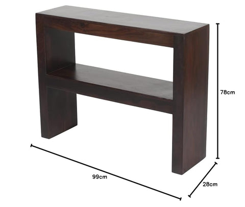 Trellis Solid Wood Free Standing Console