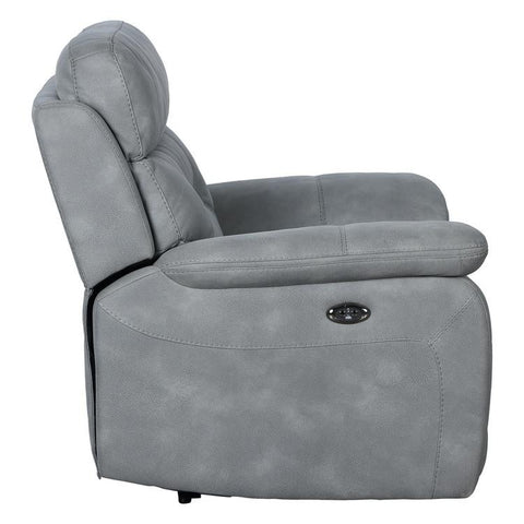 Paradise 1 Seater Motorized Recliner in Grey Color