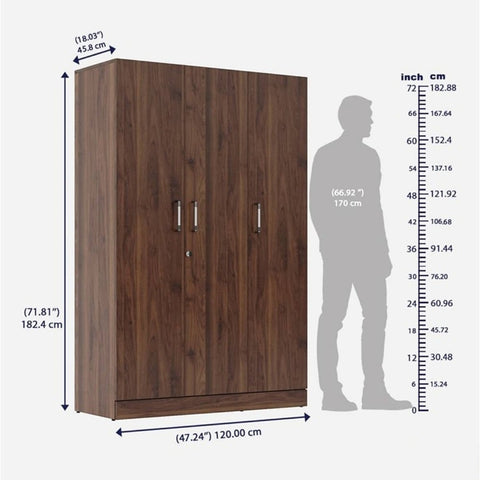 Genoa 3 Door Wardrobe