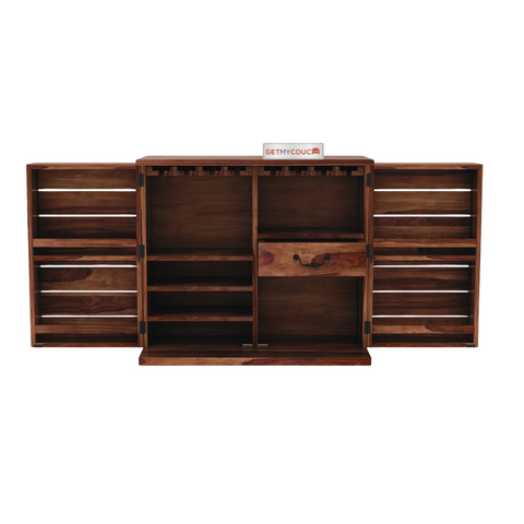 Abrar Bar Cabinet In Sheesham Wood