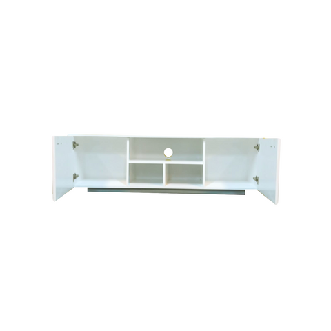 Jason TV Entertainment Unit in White Deco