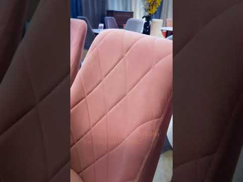 Lawson Composite Top 6 seater Dining Table With SS Golden Frame