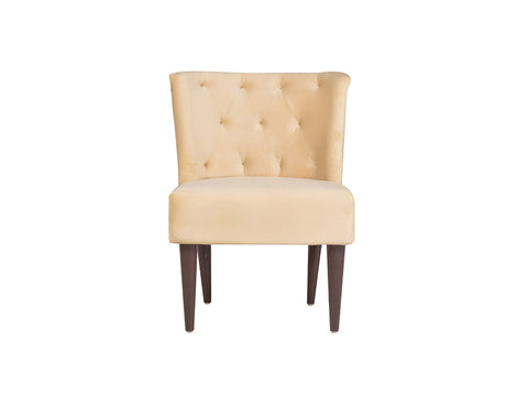 Alexa Chair In Premium Velvet Fabric