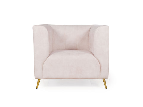 Haaken 1 Seater Sofa in Premium Velvet Fabric