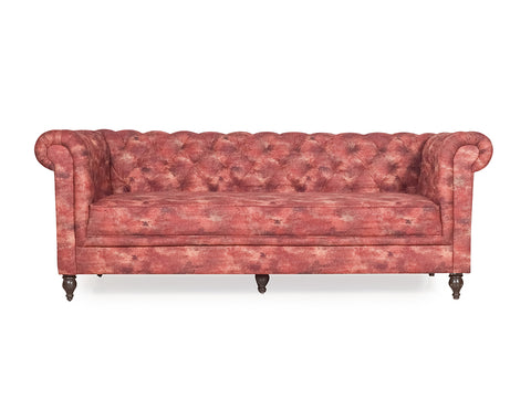 Berlin Three Seater Sofa In Premium Suede Fabric