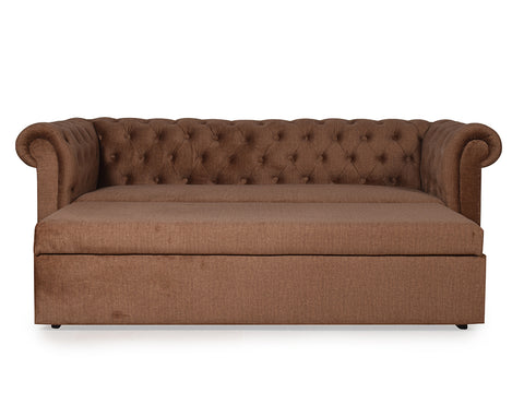 Berlin Sofa cum Bed In Blue Color