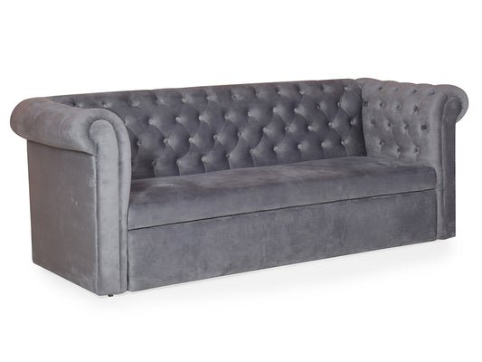 Berlin Sofa cum Bed In Grey Color