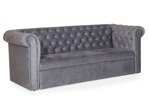 Berlin Sofa cum Bed In Grey Color