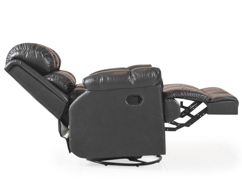 Adana Recliner 360° revolving In Leatherette Upholstery