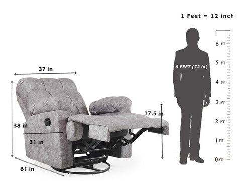 Merlyn Single Seater 360° revolving Recliner