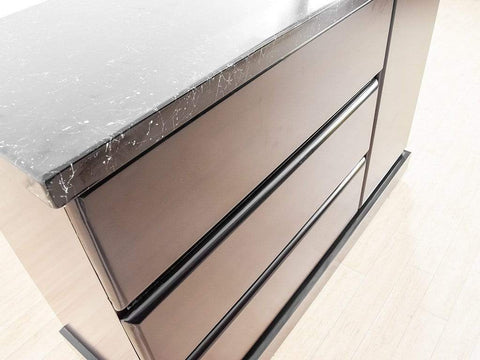 Mini Renden Chest Of Drawers With Faux Marble Top